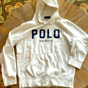 Polo Ralph Lauren  white sweatshirt hoodie size S